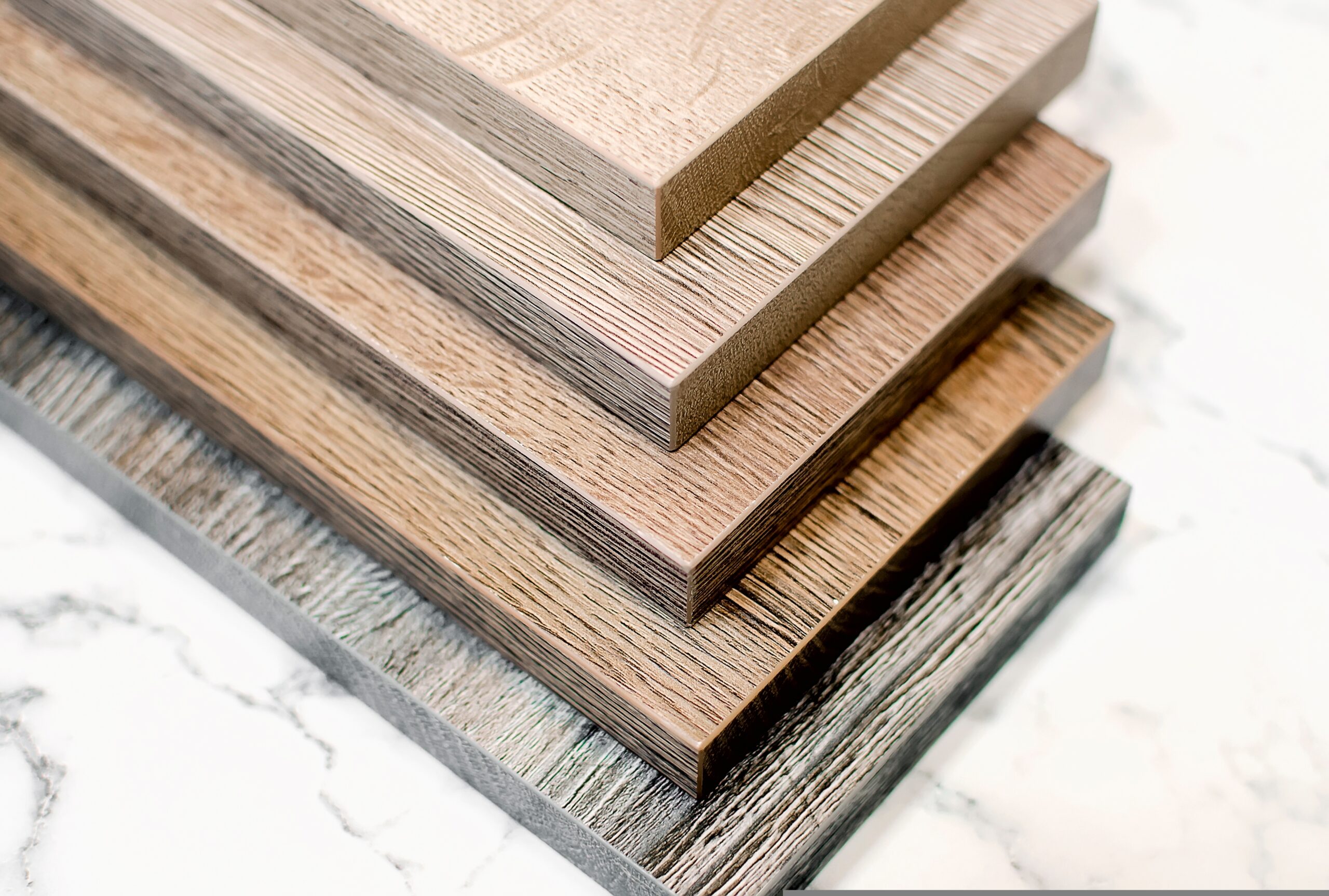Wood laminate boards.